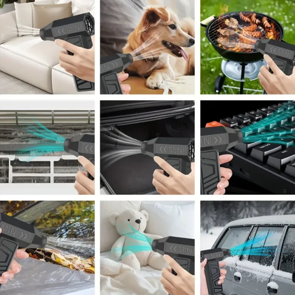 High quality cordless duster and car vacuum cleaner with bag - Image 2