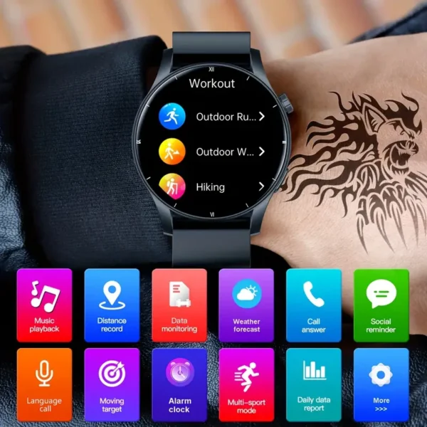 Smart Watch X1 Pro + Blood Pressure and Oxygen Monitoring, Multi functional, intelligent sports, bluetooth call - Image 3