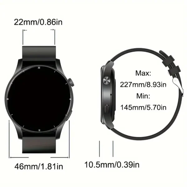 Smart Watch X1 Pro + Blood Pressure and Oxygen Monitoring, Multi functional, intelligent sports, bluetooth call - Image 4