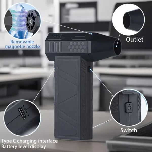 High quality cordless duster and car vacuum cleaner with bag